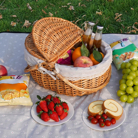 HappyPicnic llena de frutas frescas lista para recoger