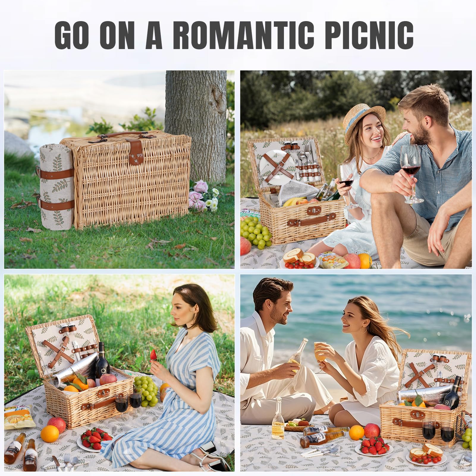 HappyPicnic comparación de tamaño mostrando escala con manos