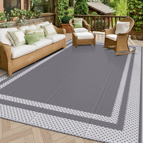 HappyTrends alfombra exterior frontal mostrando diseño y utilidad