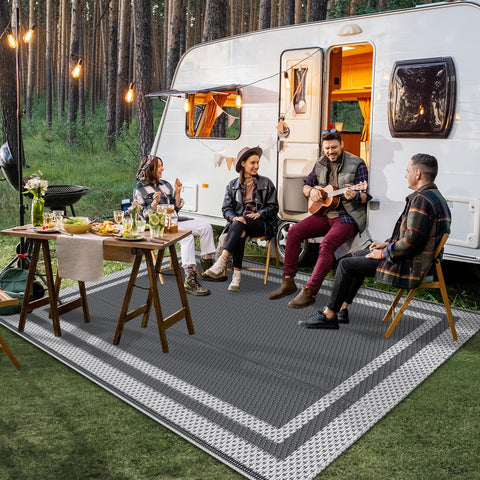 HappyTrends alfombra plegada compacta lista para transporte fácil