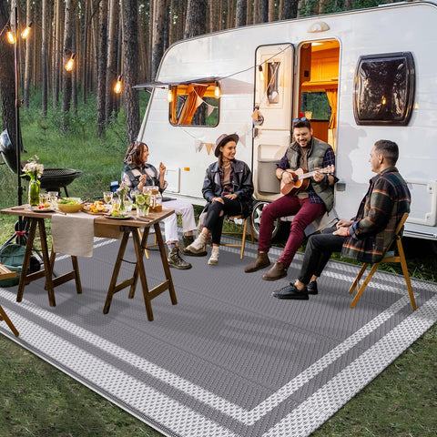 HappyTrends alfombra plegada en mano para transporte cómodo