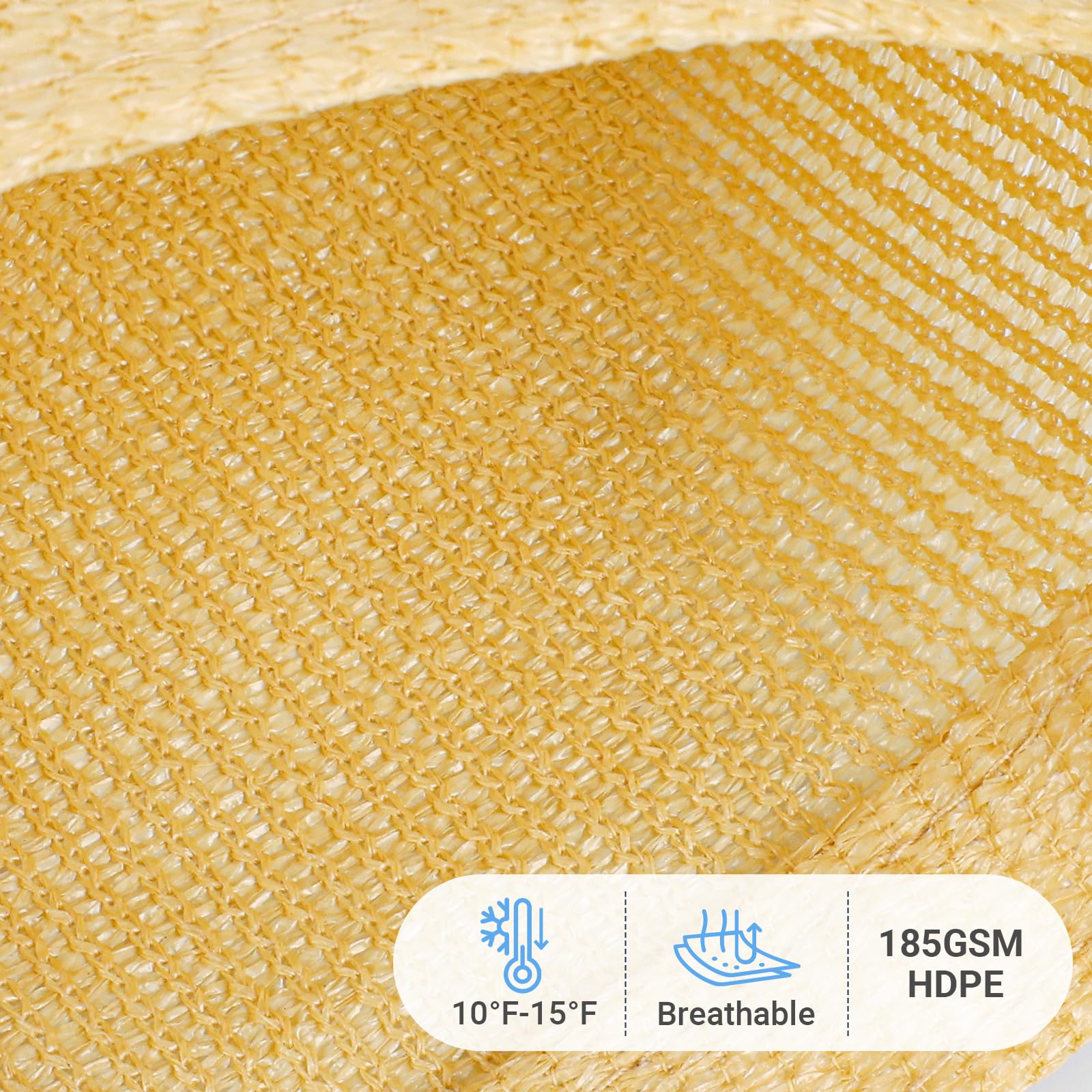 HappyTrends textura del tejido HDPE que protege del sol y ventila