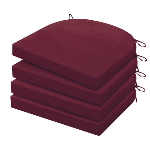 HARBOREST cojín frontal burgundy mostrando color y forma cómoda