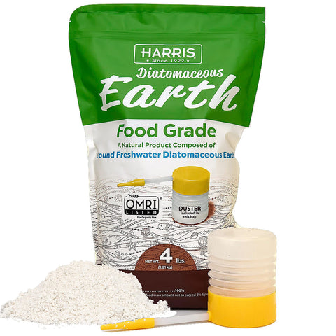 HARRIS bolsa frontal mostrando 4 lb y aplicador, fácil almacenamiento