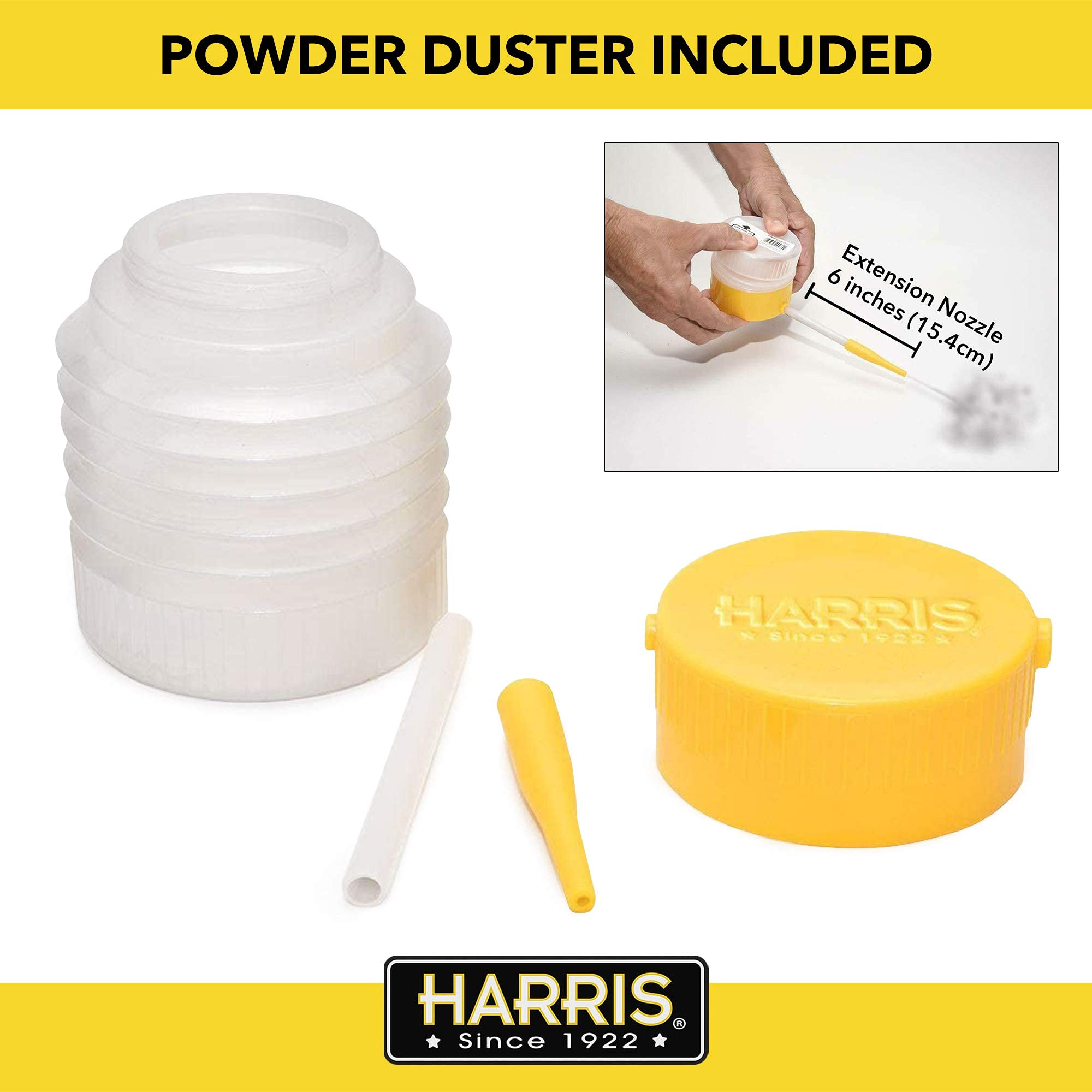 HARRIS bolsa comparada con mano para escala, tamaño práctico de 4 lb