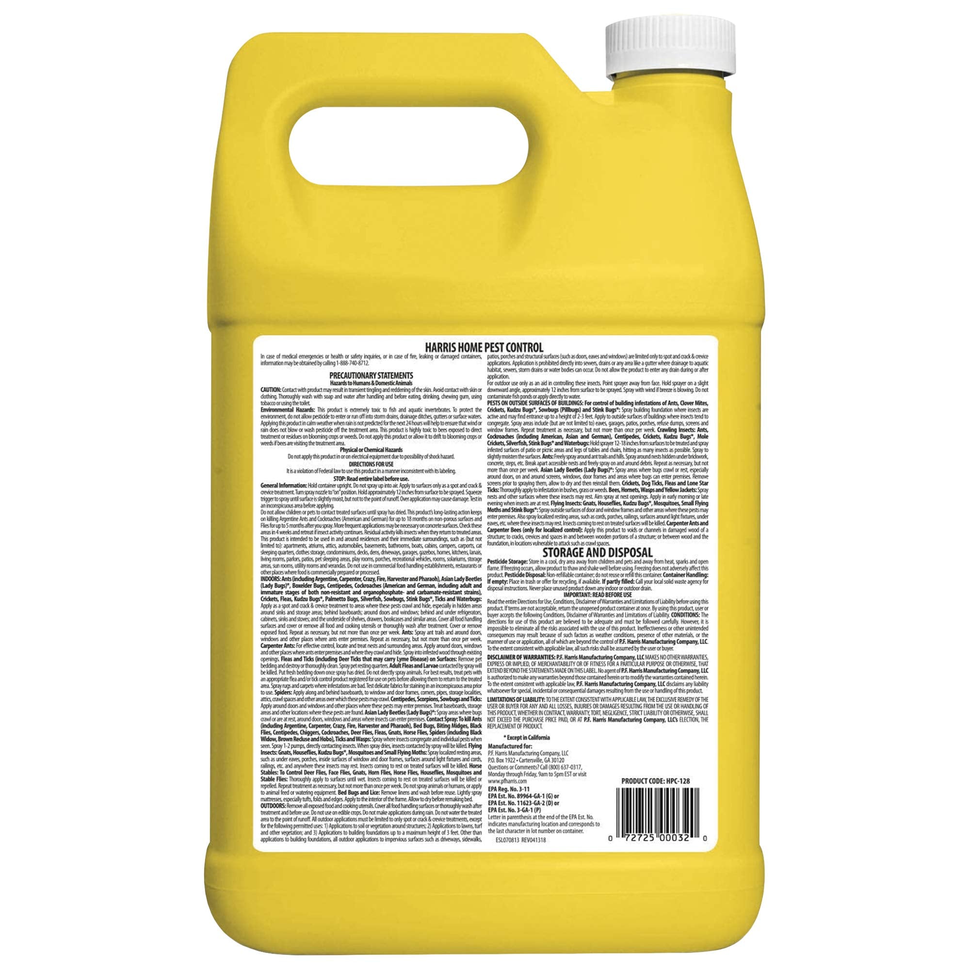 HARRIS detalle del pulverizador extendido diseñado para alcanzar escondites y rendijas