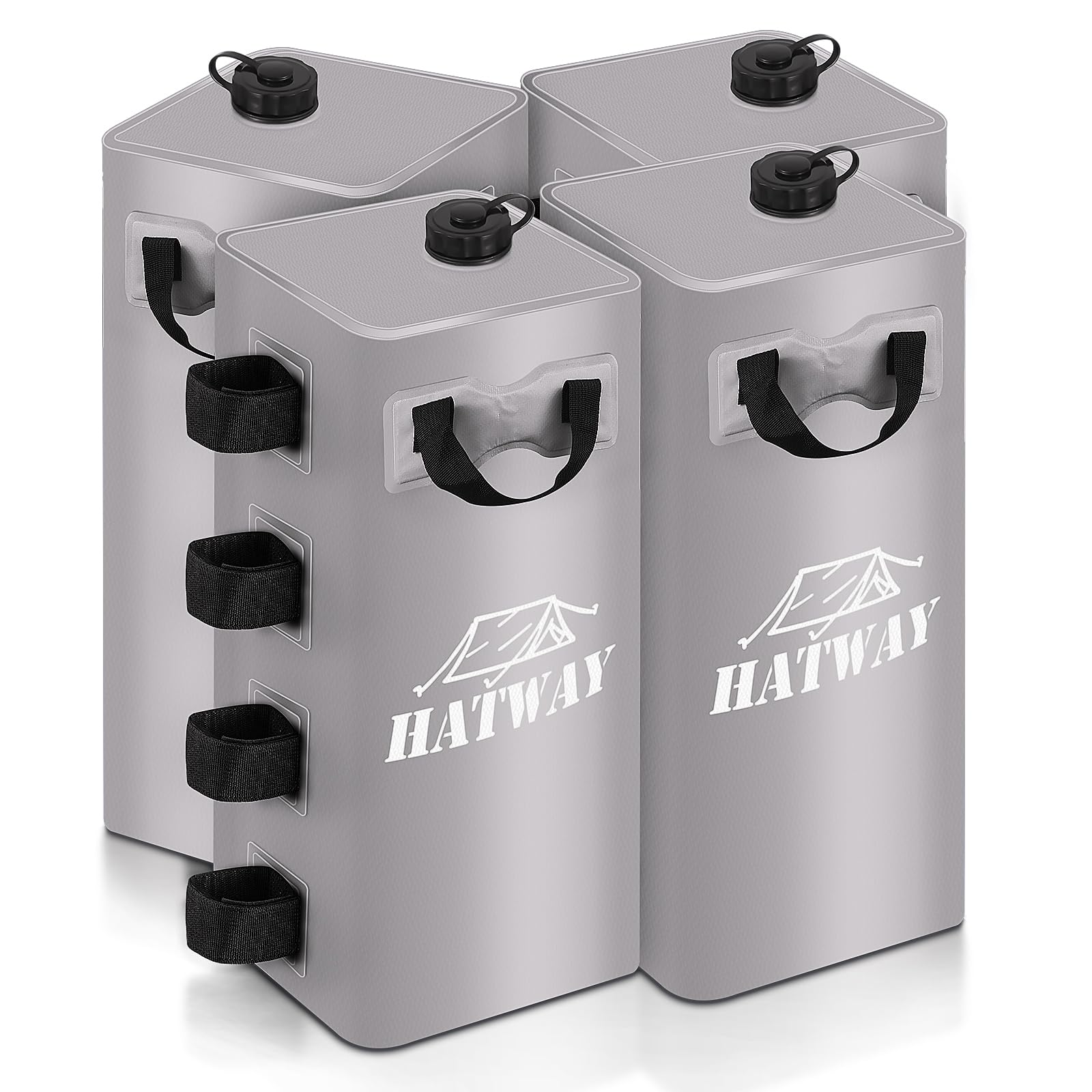 Hatway vista frontal de bolsa de peso mostrando forma cuadrada y capacidad