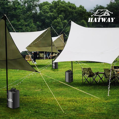 Hatway comparación de tamaño con mano, medidas compactas