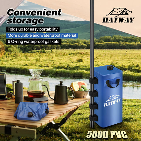 Hatway detalle del PVC 500D reforzado que aporta durabilidad