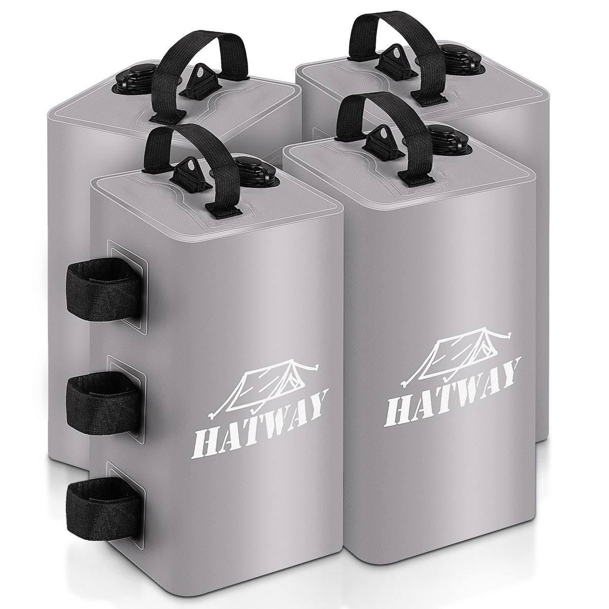 Hatway bolsa frontal embalaje mostrando estabilidad rápida