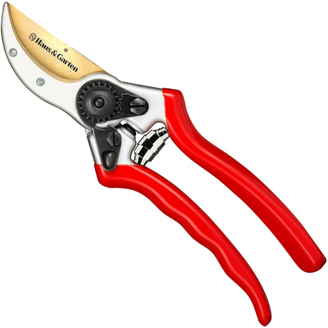 Haus & Garten tijeras ClassicPRO frontal mostrando diseño profesional y precisión