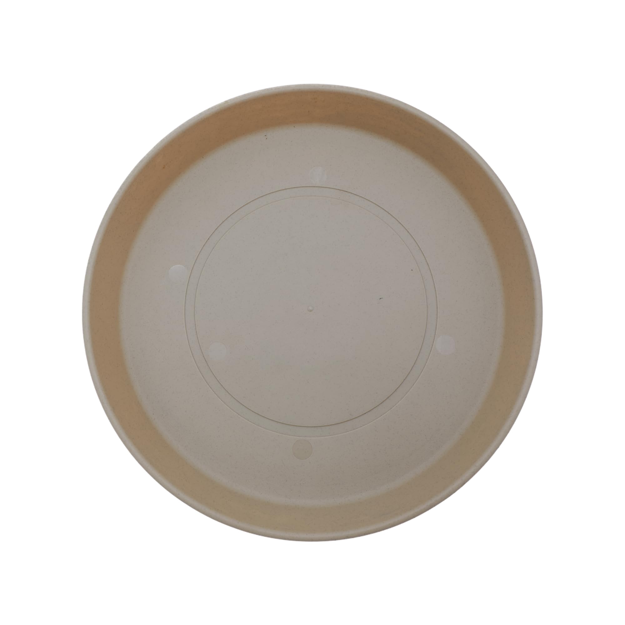 The HC Companies platillo prima frontal mostrando diseño y color sandstone, protege superficies