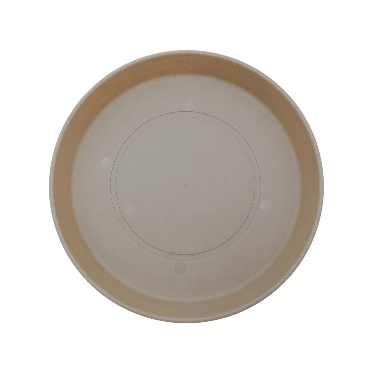 The HC Companies platillo prima frontal mostrando diseño y color sandstone, protege superficies