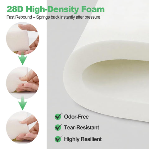 HCyopin cremallera oculta de la funda, extracción y lavado práctico