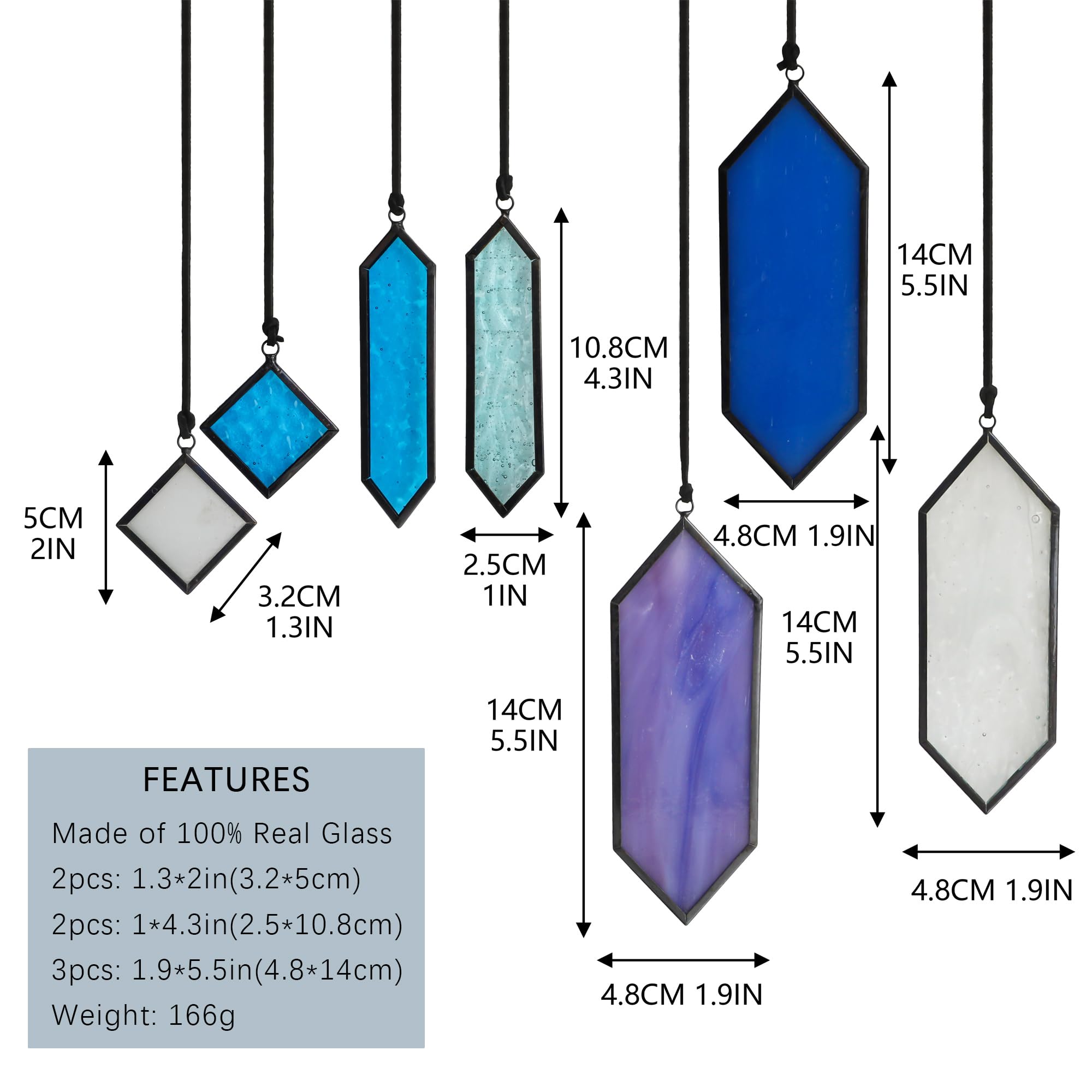 HDCRYSTALGIFTS gancho metálico y cuerda listos para colgar eficientemente