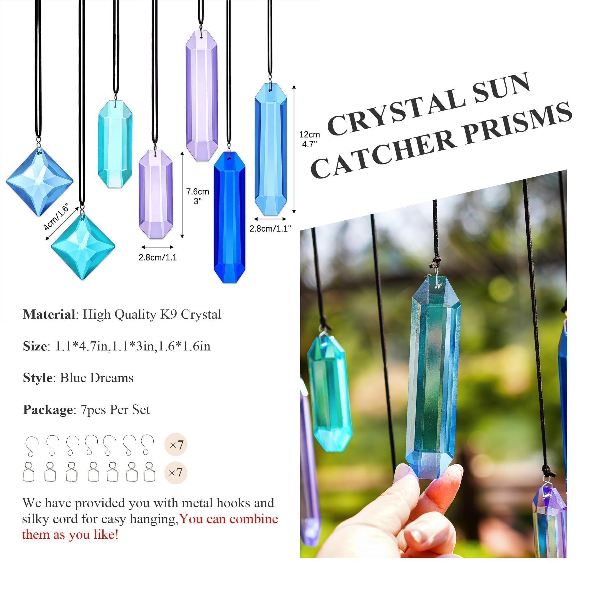 HDCRYSTALGIFTS primer plano del corte de cristal que maximiza refracción