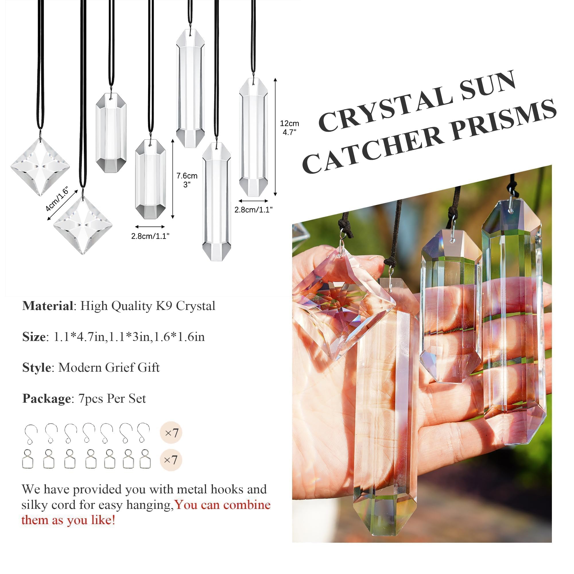 HDCRYSTALGIFTS detalle del corte del cristal para máxima refracción