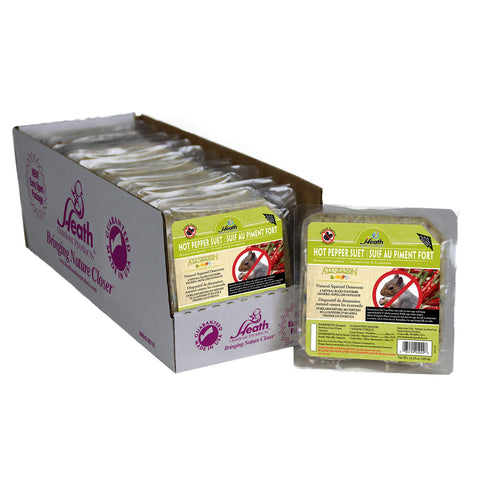 Heath Outdoor Products detalle de textura de la torta, fácil para aves