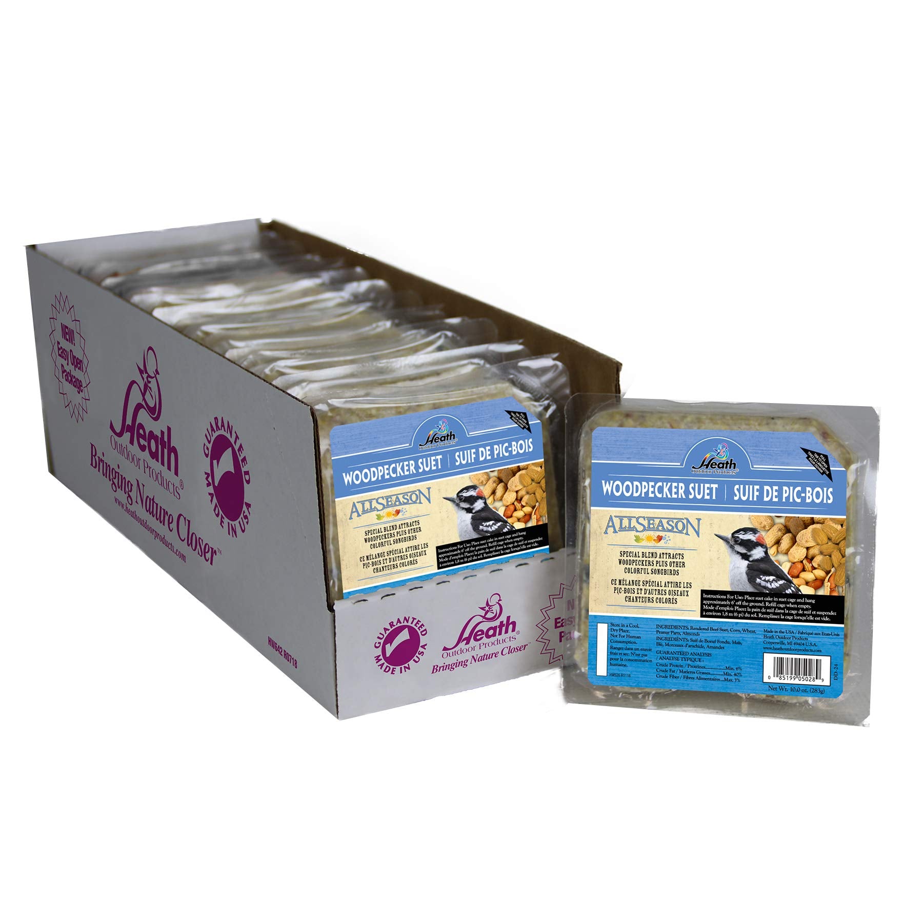 Heath suet cake primer plano de textura con granos y frutos secos visible y nutritivo