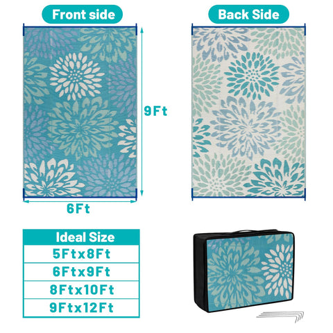 HEBE reversibilidad lado B con otro diseño floral y opción de estilo