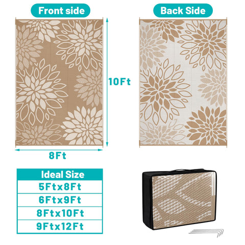 HEBE reversibilidad de ambos lados con dos patrones florales para cambio rápido