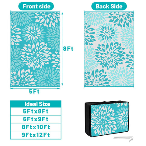 HEBE reverso floral mostrando la cara alternativa, permite dos estilos