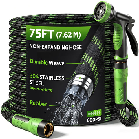 HEYRSUN manguera 75 ft frontal empaque muestra resistencia
