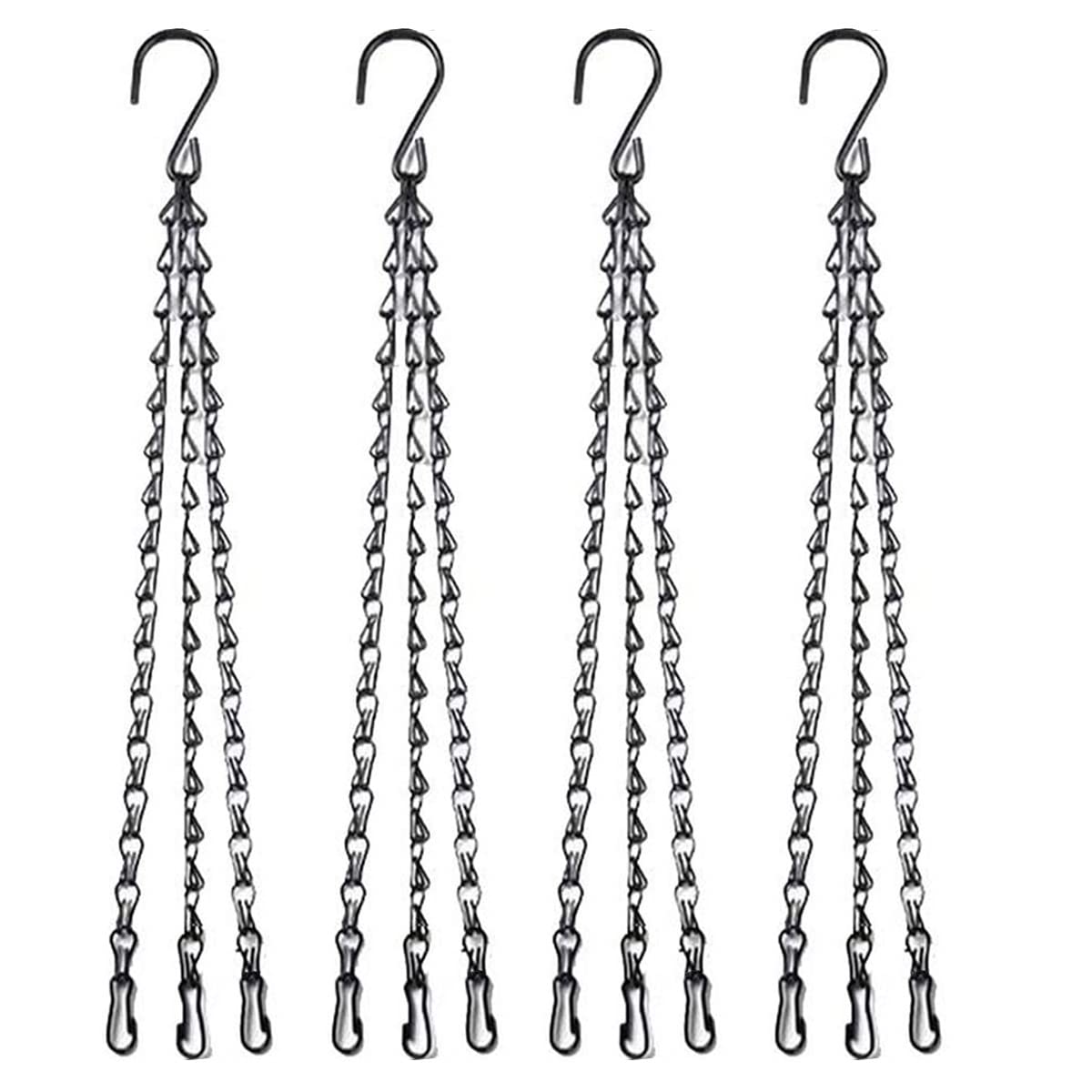 HHTHH paquete frontal de 4 cadenas negras resistente y duradera