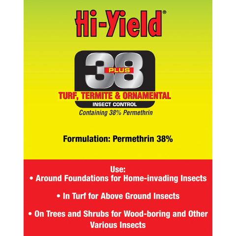 Hi-Yield aplicación en césped usando pulverizador para barrera perimetral efectiva