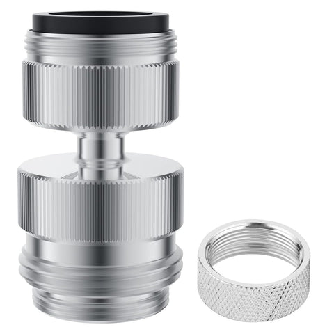 Hibbent adaptador frontal cromado mostrando acabado brillante y compatibilidad