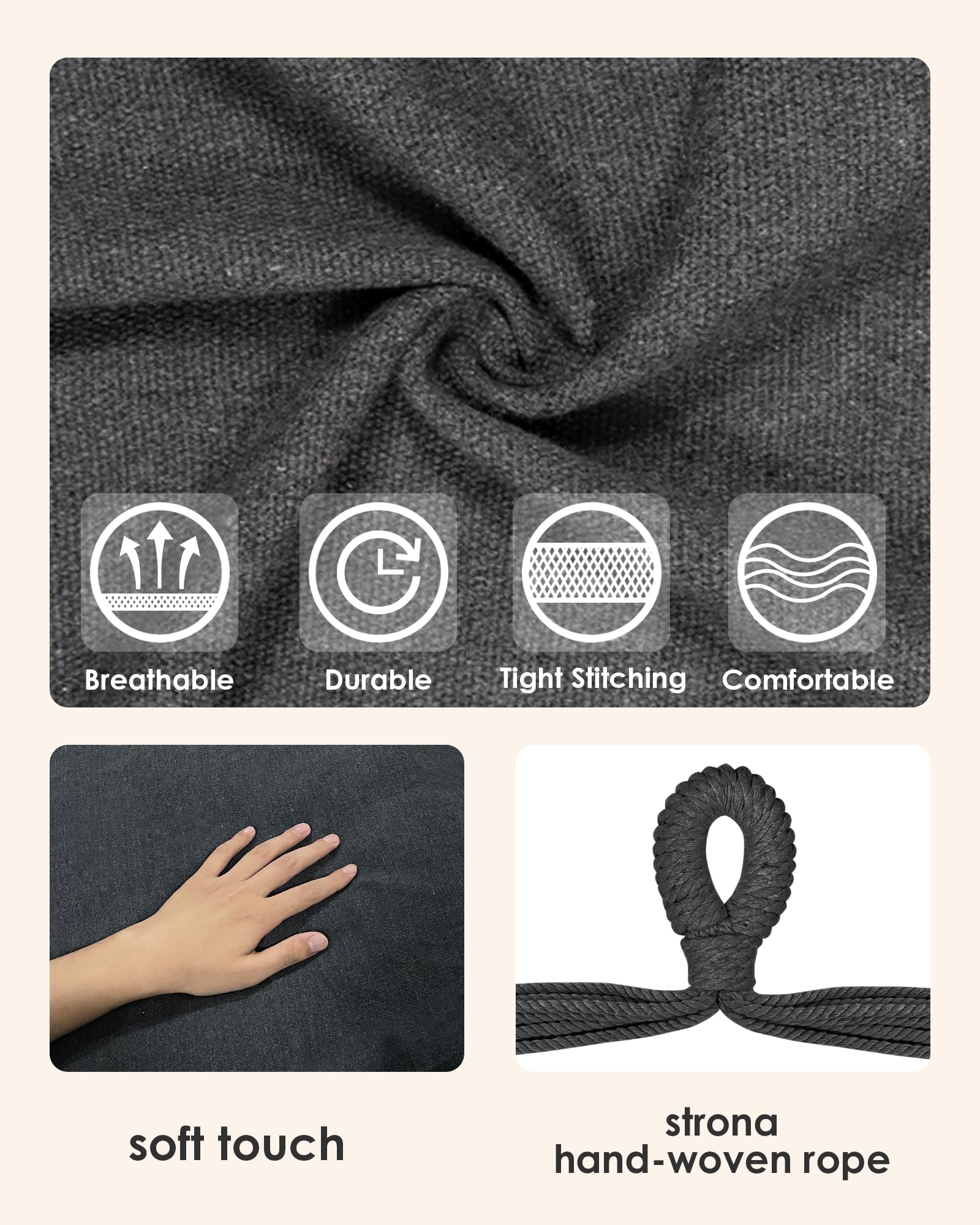Highwild nudos y anillos antideslizantes para seguridad firme