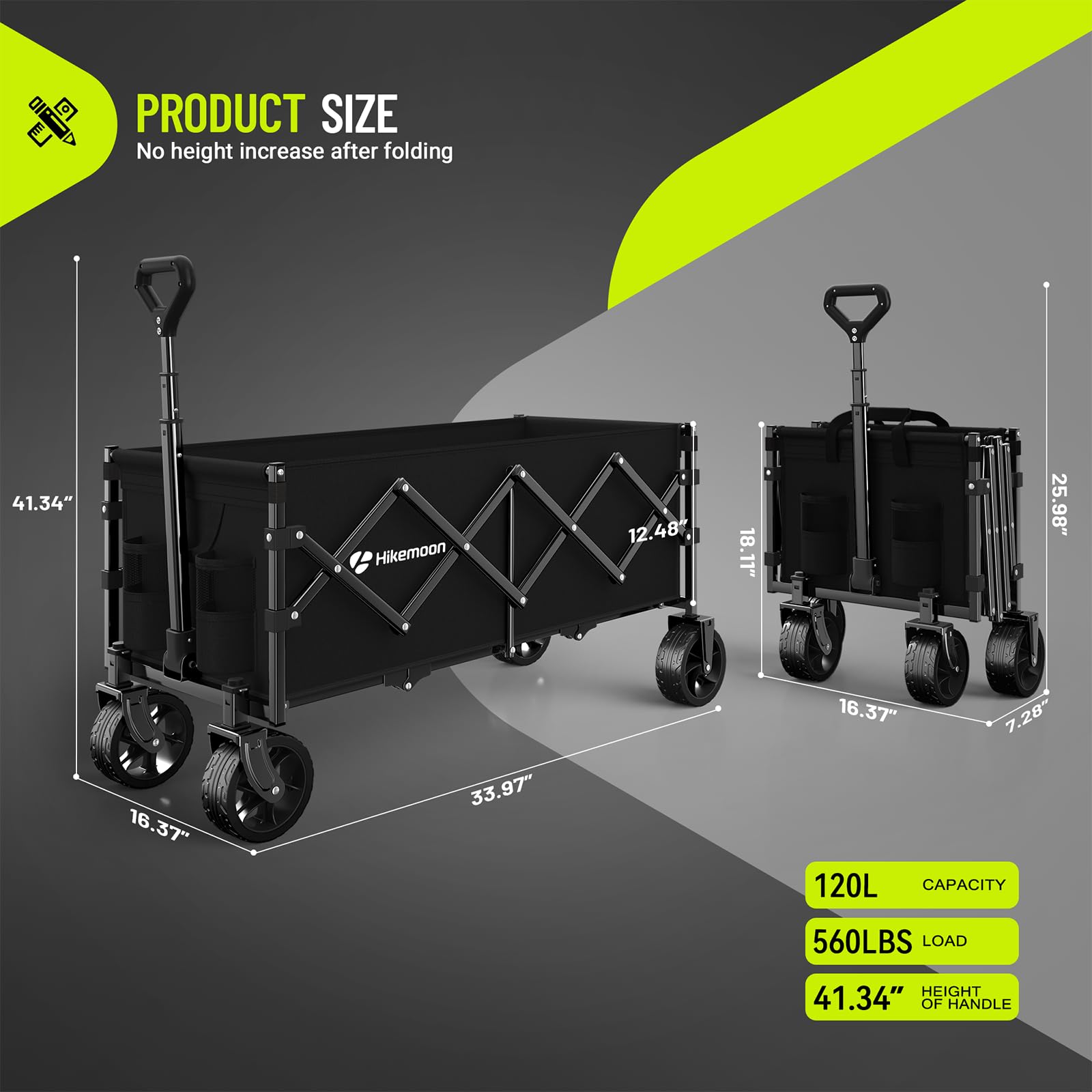 HIKEMOON primer plano del tejido 600D Oxford resistente y fácil limpieza