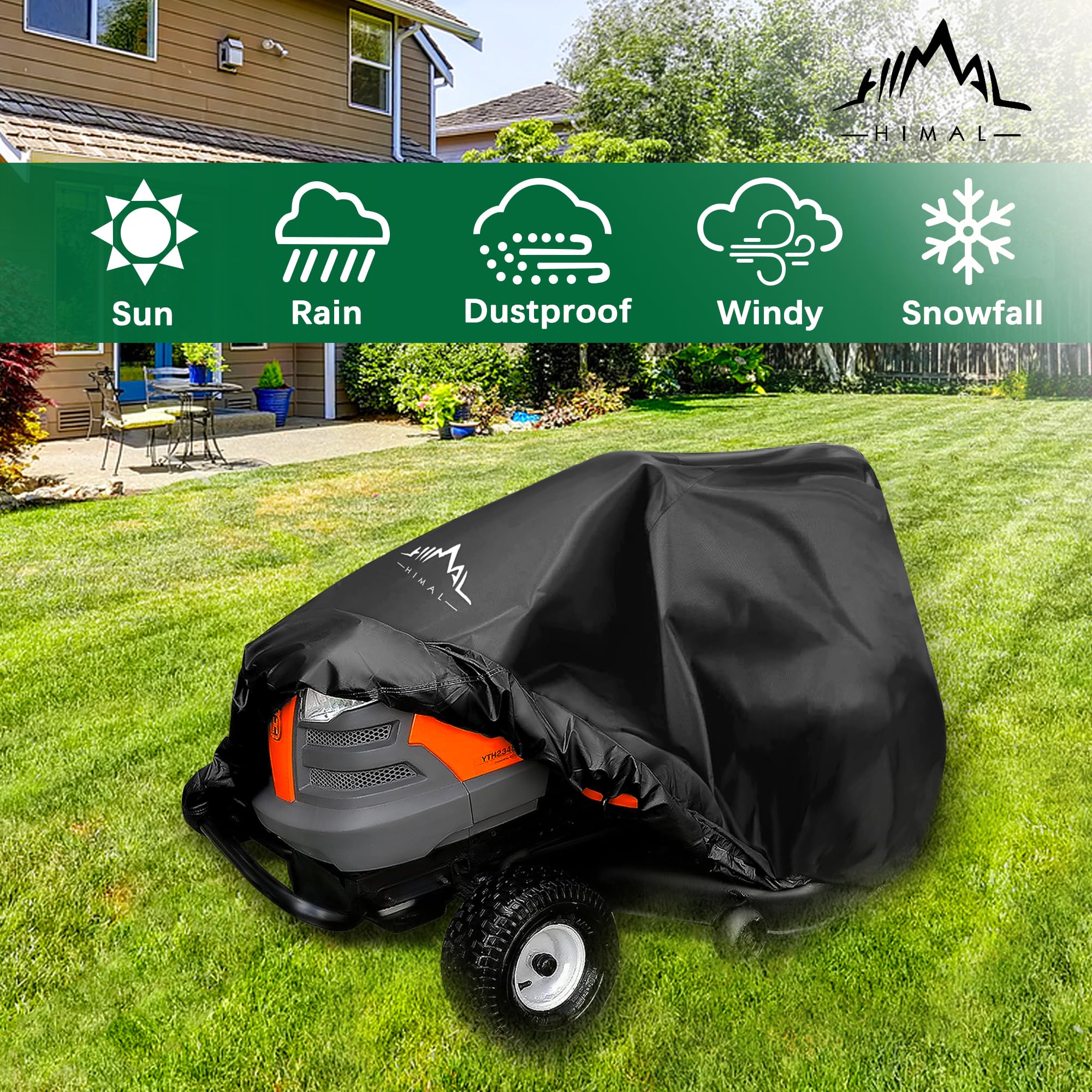 Himal Outdoors etiqueta del material mostrando 600D y durabilidad