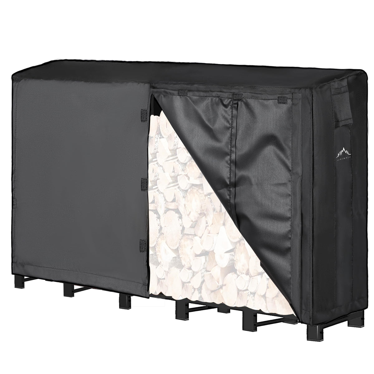 Himal Outdoors vista frontal de la funda para leña 6ft, protege la madera