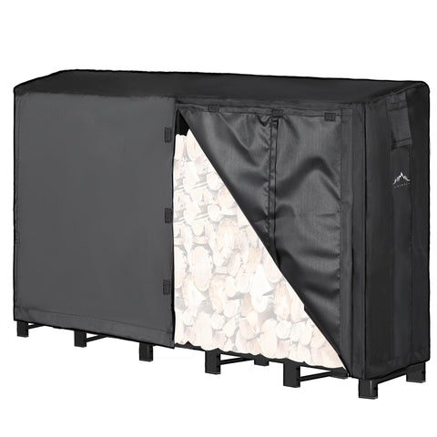 Himal Outdoors vista frontal de la funda para leña 6ft, protege la madera