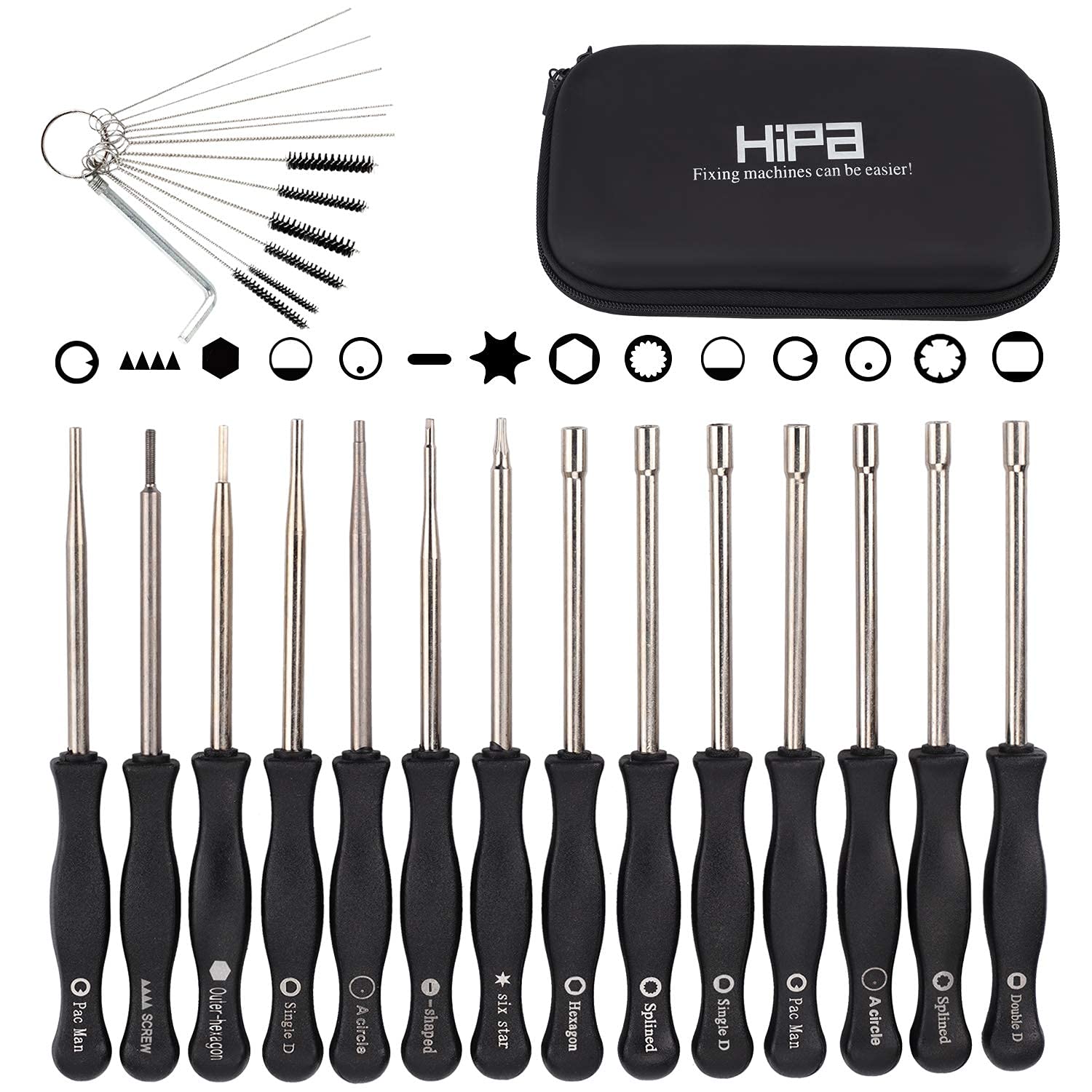 Hipa kit frontal con estuche abierto que facilita transporte