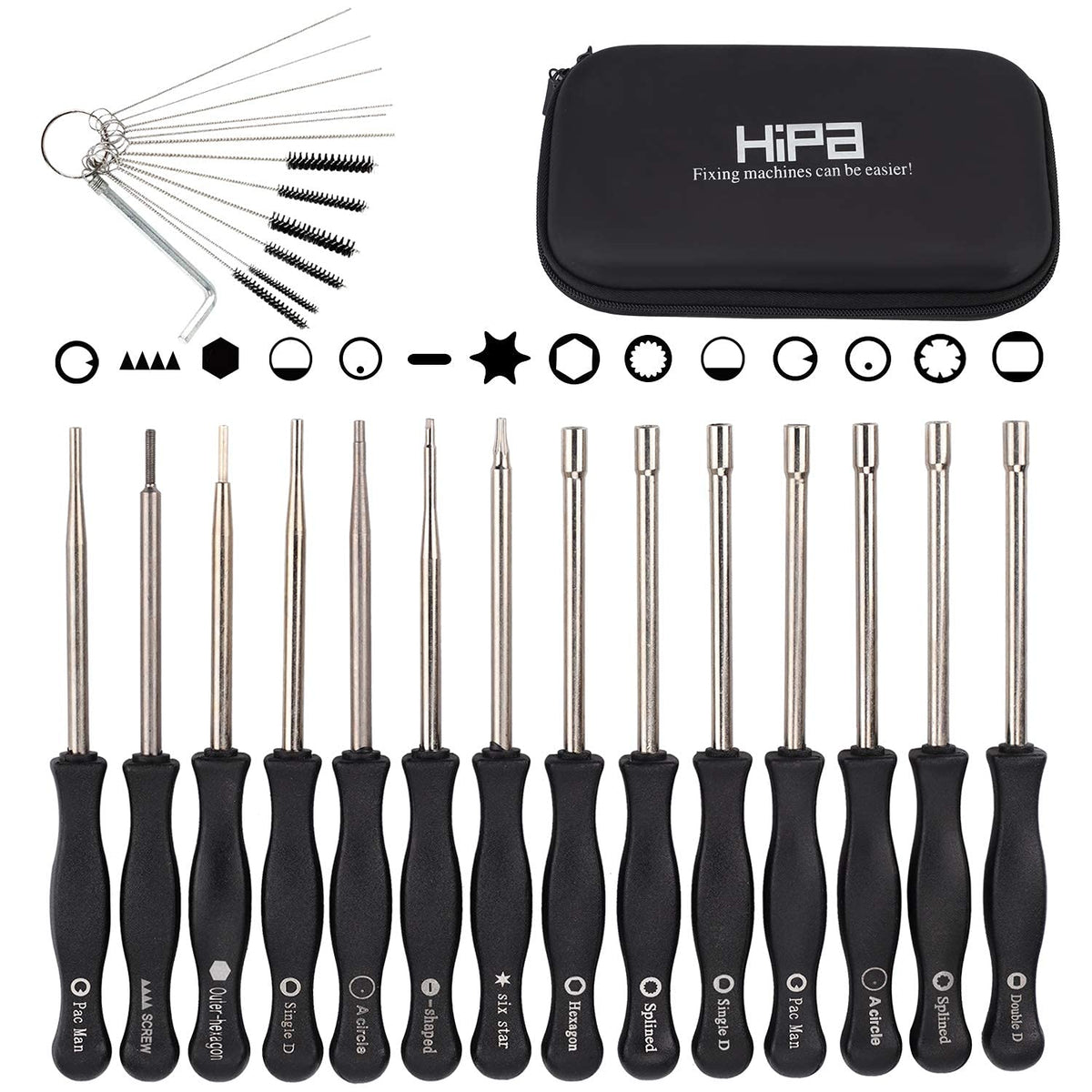 Hipa kit frontal con estuche abierto que facilita transporte