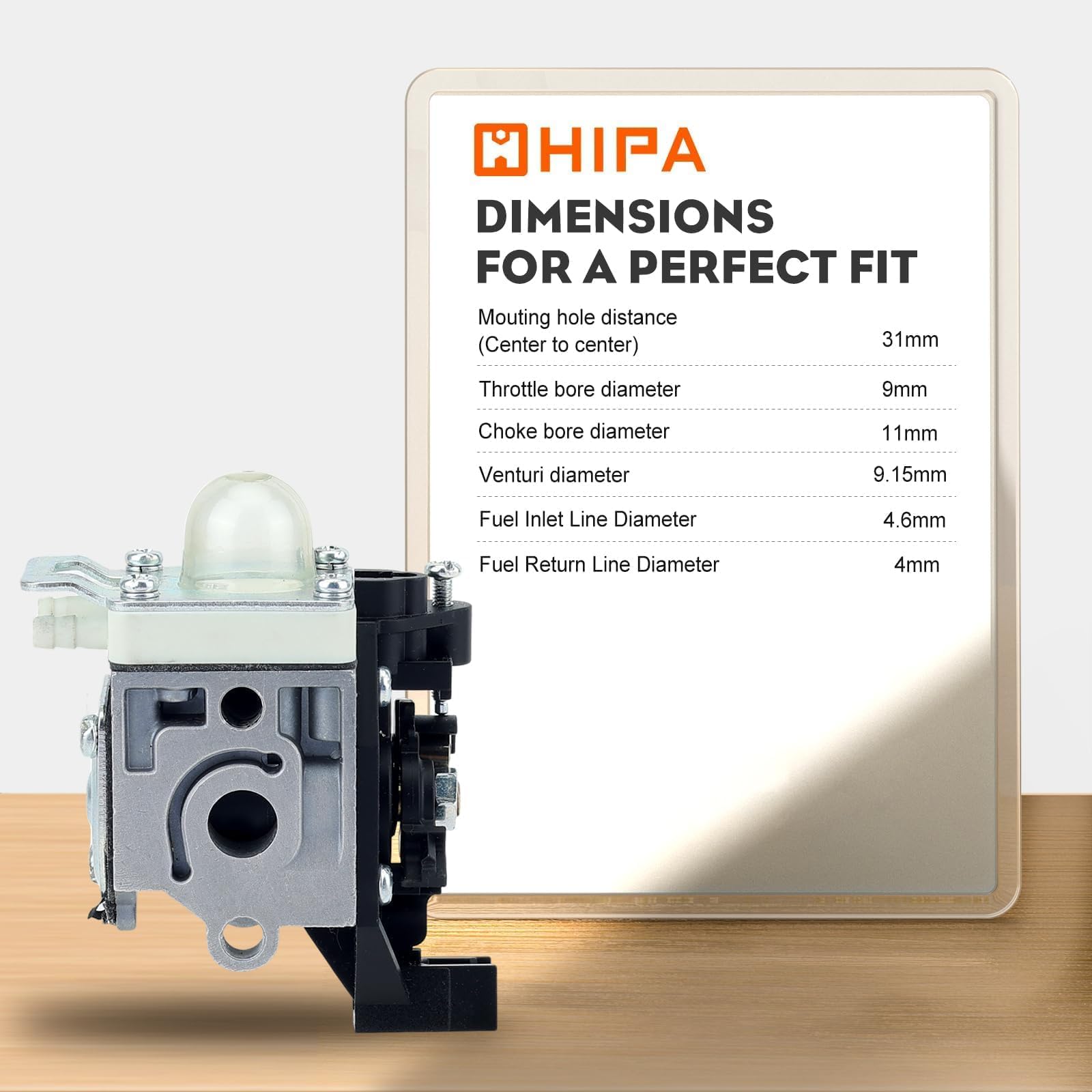Hipa tubos y filtro de combustible para flujo estable y limpieza