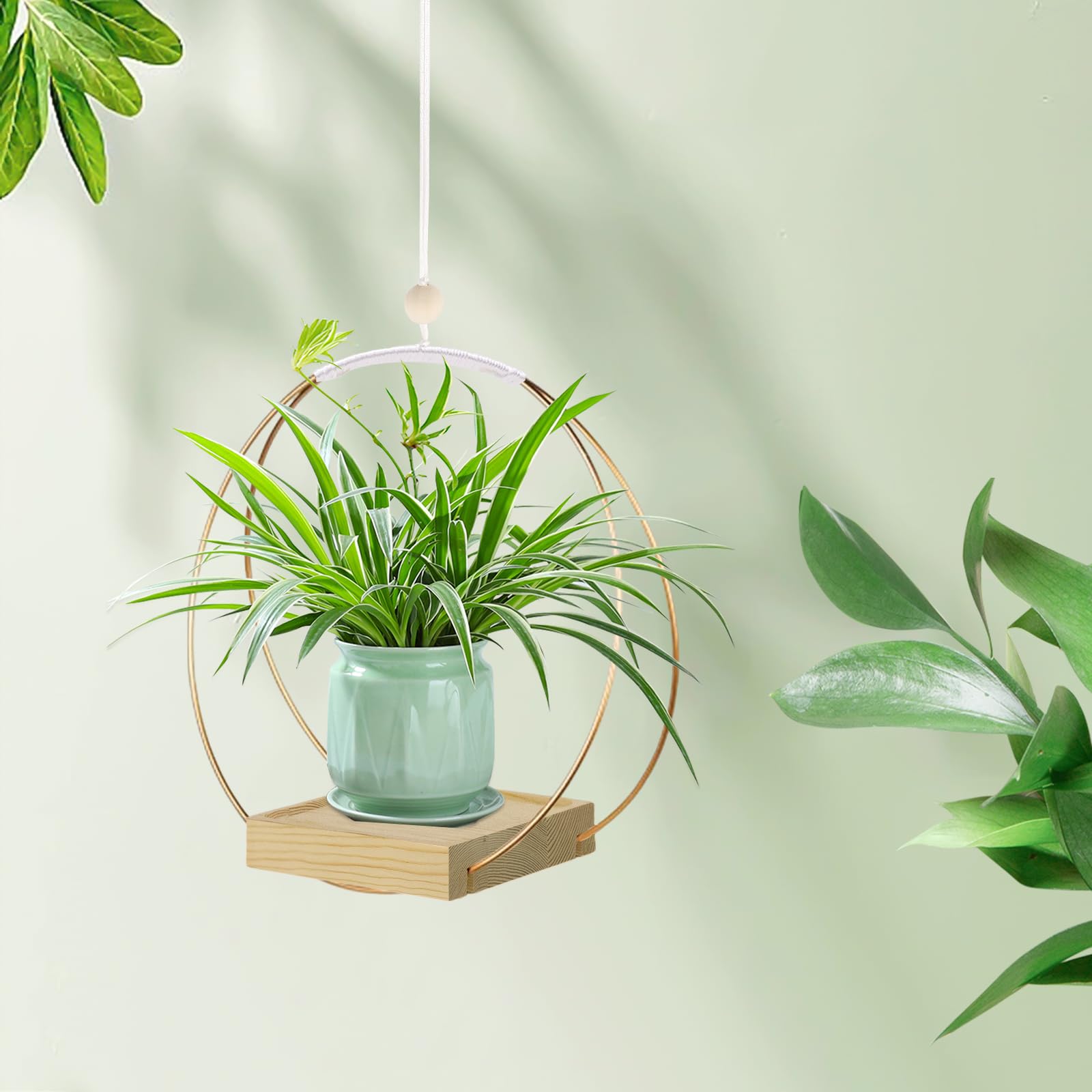 hismocal ambiente sala con colgador integrado que realza la decoración boho