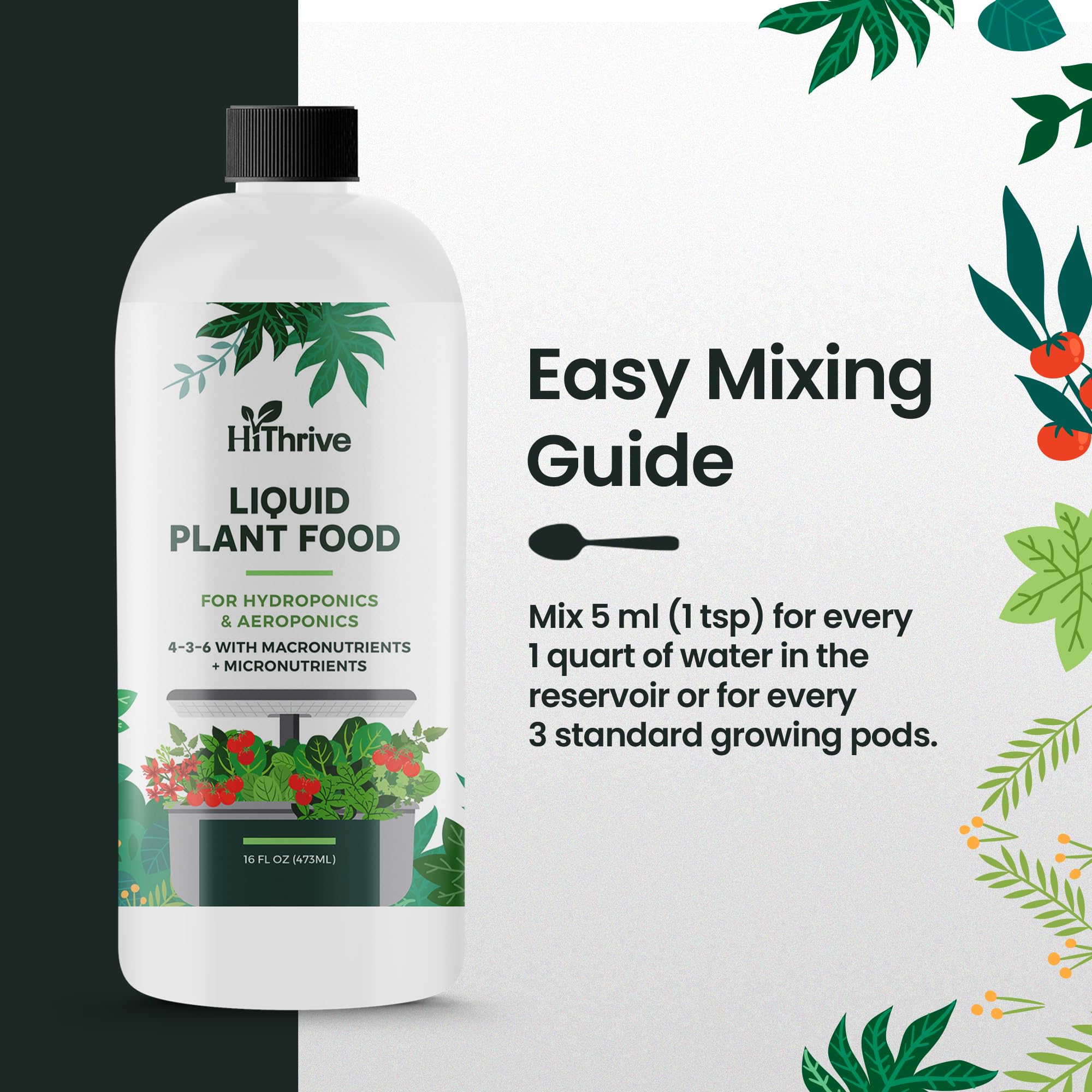 HiThrive en jardín interior ambiente de cultivo organizado y eficiente