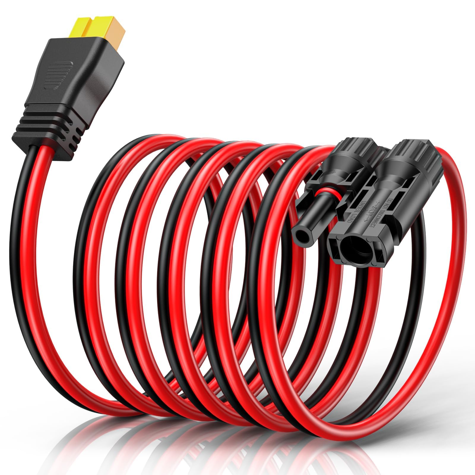 Hiutgowt conector XT60 frontal mostrando fijación segura
