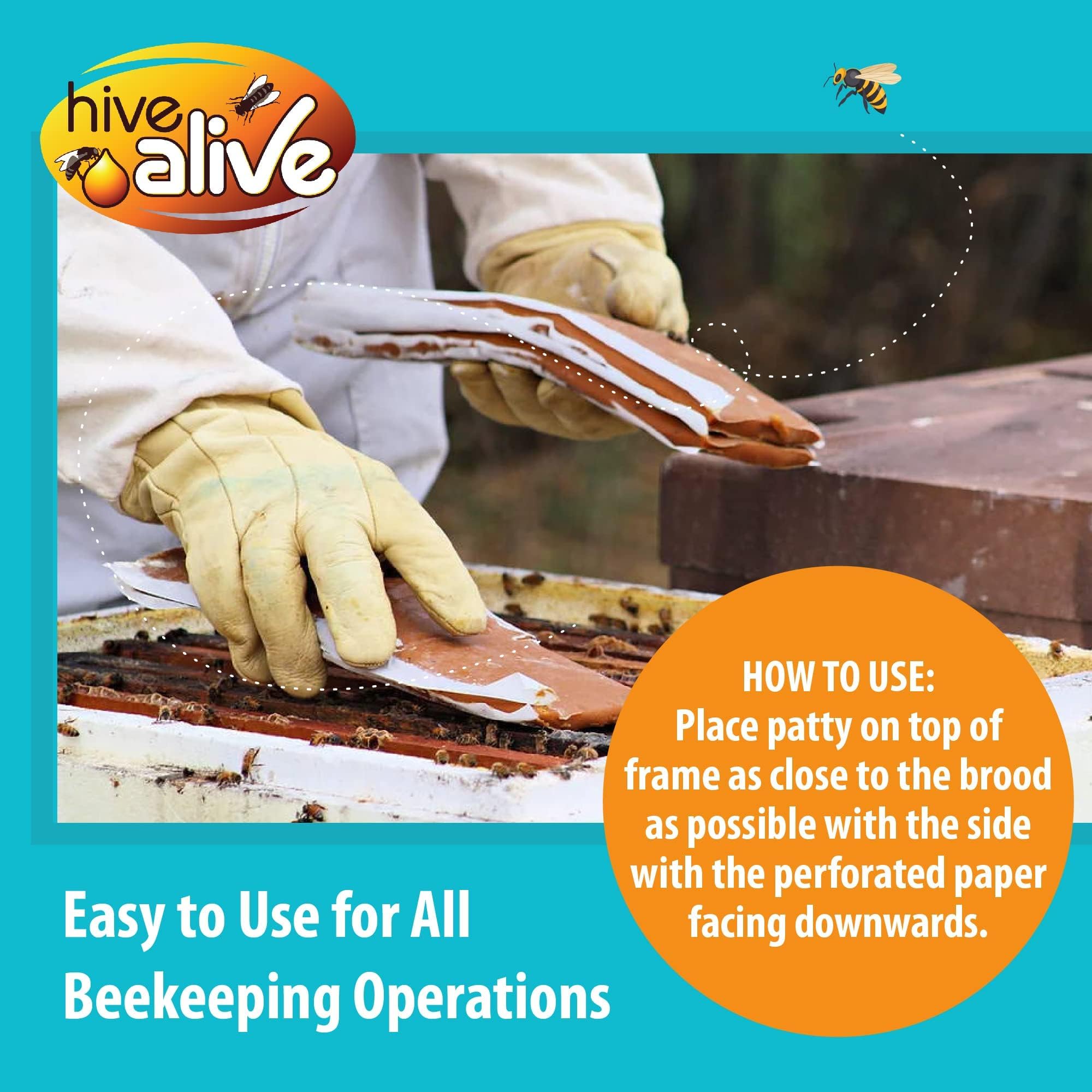 Hive Alive primer plano de ingredientes secos destacando polen real y algas