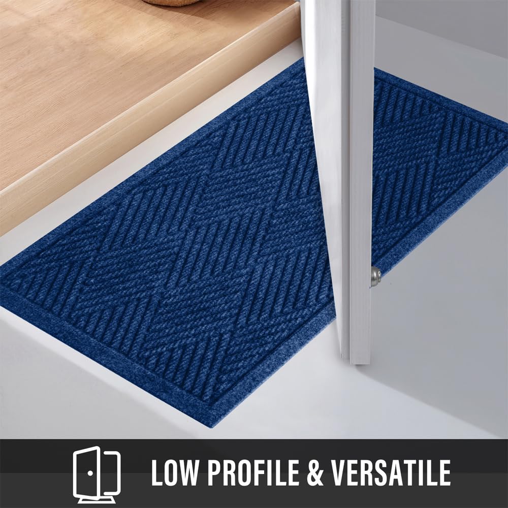 HIYARD felpudo 30×17 comparado con calzado para escala clara