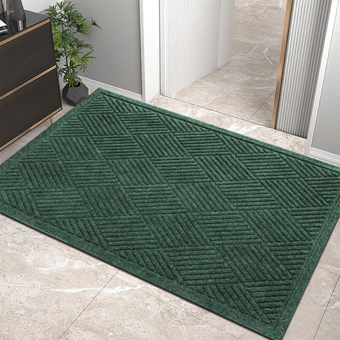 HIYARD felpudo frontal verde mostrando diseño y protección