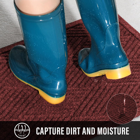 HIYARD primer plano de fibras que raspan suciedad eficazmente