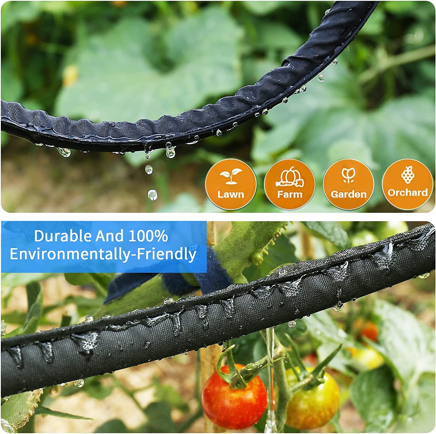 Hlinker comparación de tamaño 50 ft para planificación del jardín