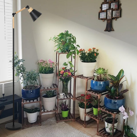 HMVPL lámpara en sala decorativa, integra cultivo y estética