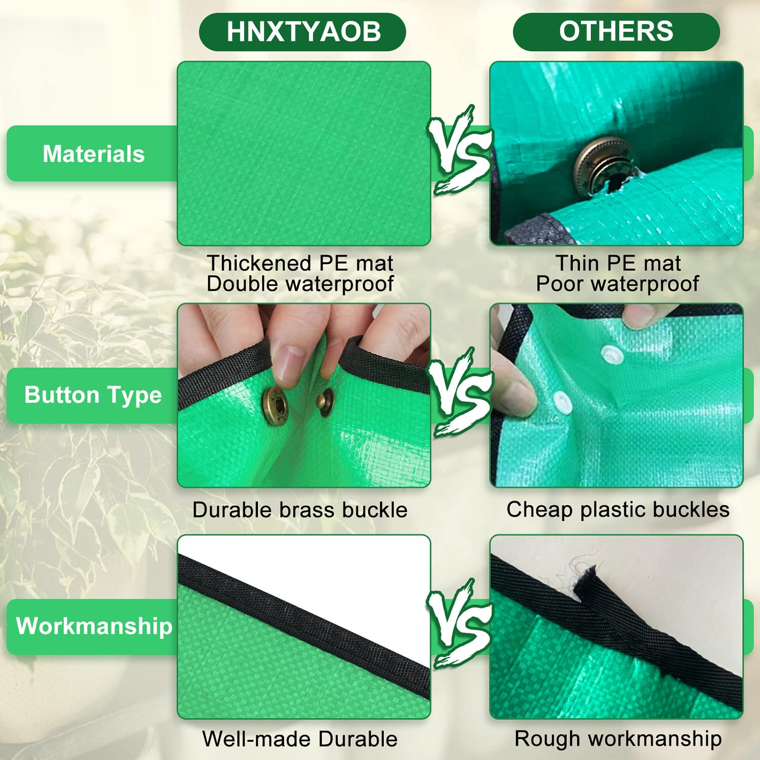 HNXTYAOB tapete plegado con correas listo para guardar y transportar