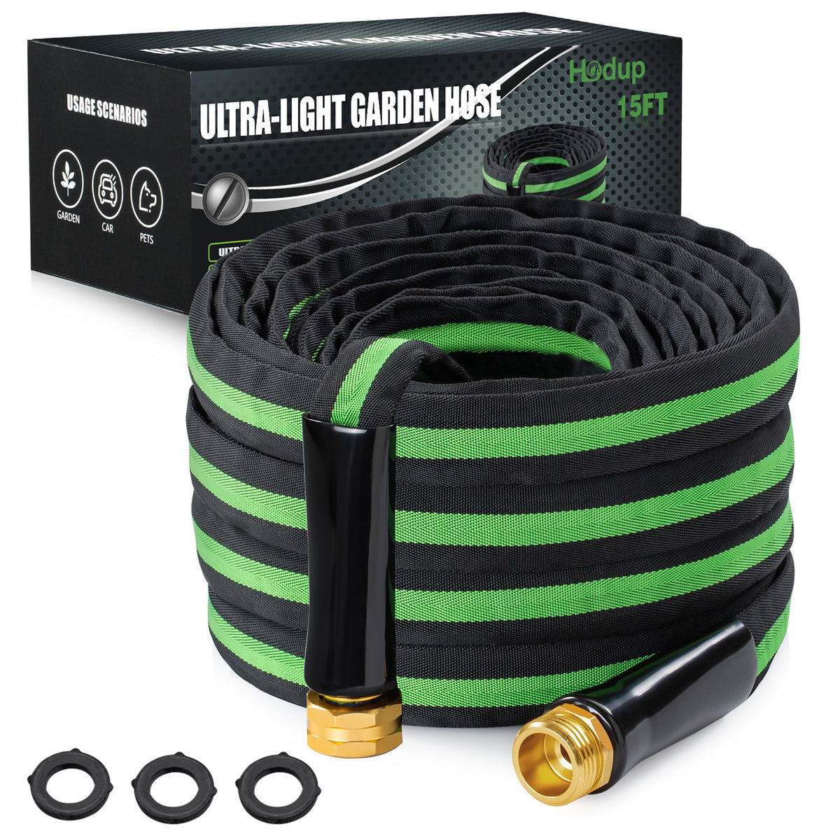 HODUP manguera 15FT frontal ligera y fácil de guardar