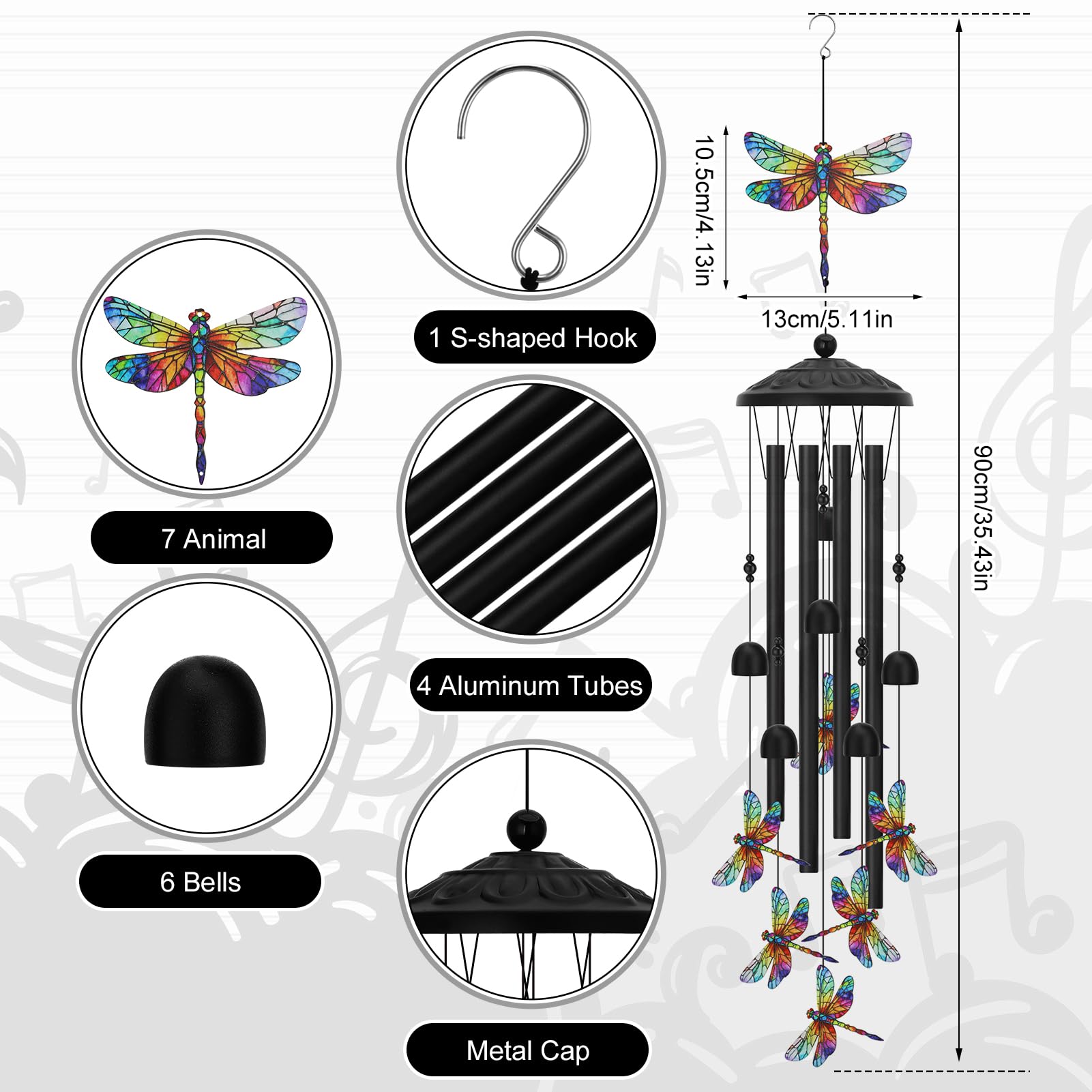 Hoemwarm primer plano de las alas esmaltadas muestra finos detalles decorativos